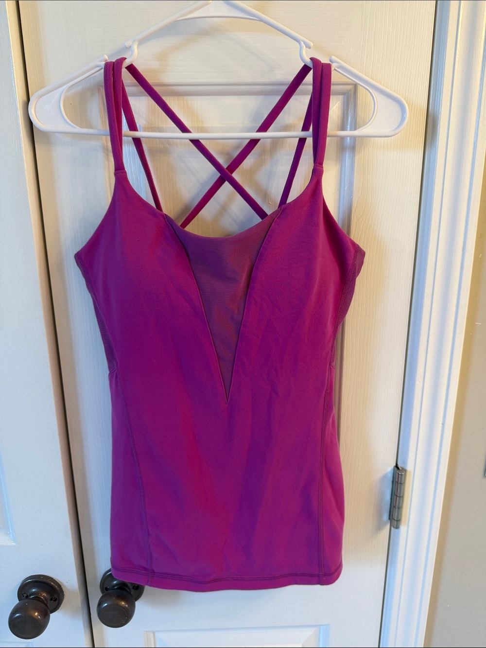 lululemon athletica Purple Strappy V-Panel Tank